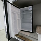 Camp Kitchen Mini Refrigerator Shown Open.

